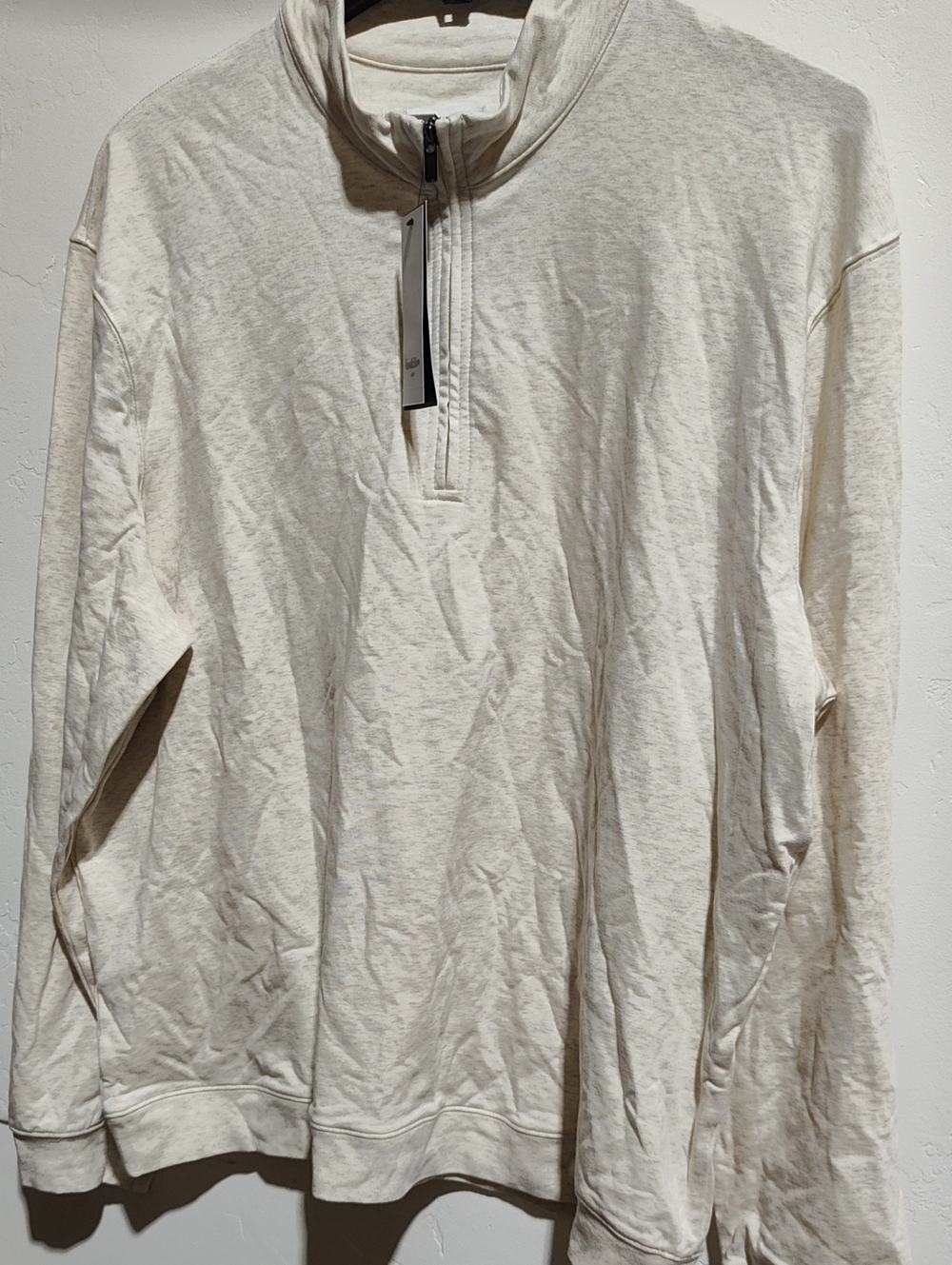 Men's Sweatshirt, Quarter Zip, New, XL